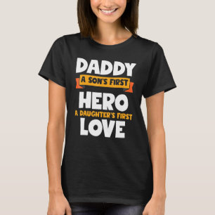 Camiseta Logo de design gráfico lindo para futuro papai