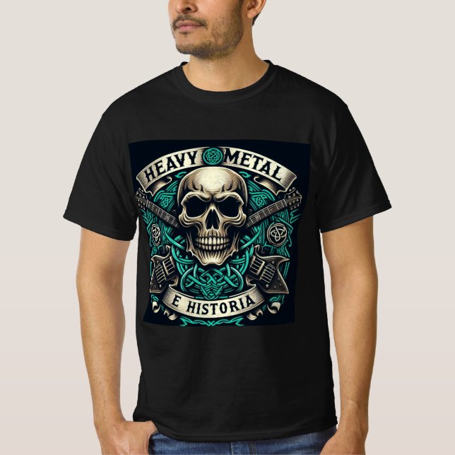 Camiseta Logo de Heavy metal e historia - Youtube (Frente)