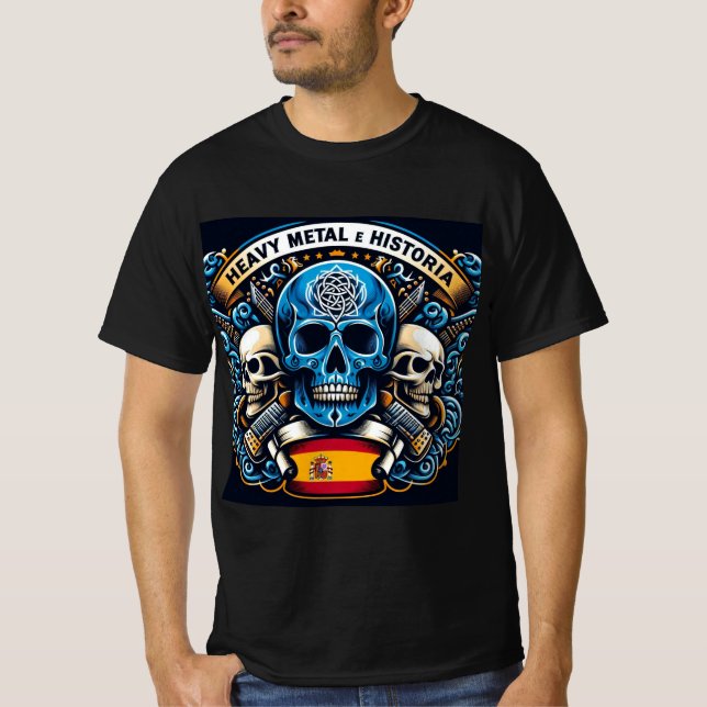 Camiseta Logo de Heavy metal e historia - Youtube (Frente)