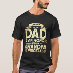 Camiseta Logo Para Futuro Avô Sendo Avô Para Ser Pai Eu