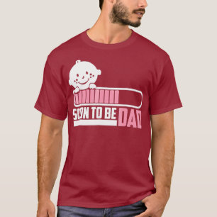 Camiseta Logo Ser Pai de um Chá de fraldas de menina