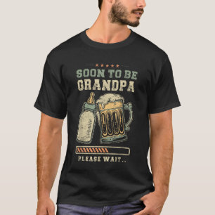 Camiseta Logo Será Avô, Anúncio de Bebê, Esperando 
