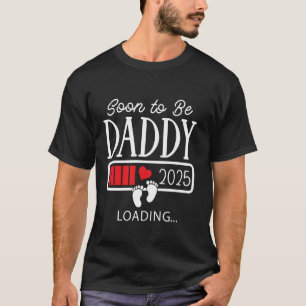 Camiseta Logo Será Papai Est 2025 Promovido a Papai Novo Pa