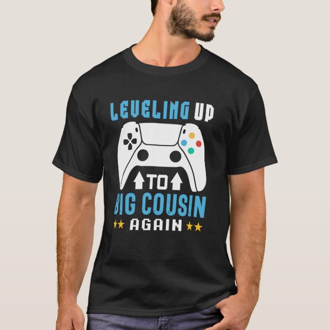 Camiseta Logo Será Primo Grande Novamente Subindo de Nível  (Frente)
