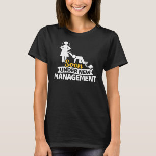 Camiseta Logo sob nova administração festa de despedida de
