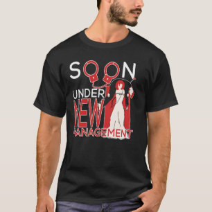 Camiseta Logo Sob Nova Administração Noivo Festa de Despe