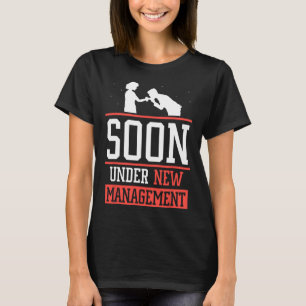 Camiseta Logo Sob Nova Gestão Noivo Solteirão Noiva Par