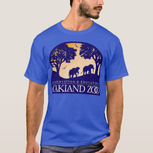 Camiseta Logotipo1 de conservação do zoológico em Oakland
