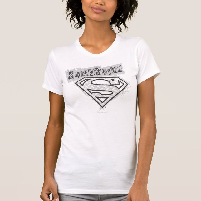 Camiseta Logotipo 1 de Supergirl (Frente)