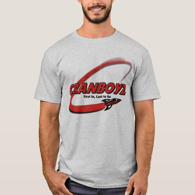 Camiseta Logotipo 1-Sided de Cranboyz (fundo claro) (Frente)