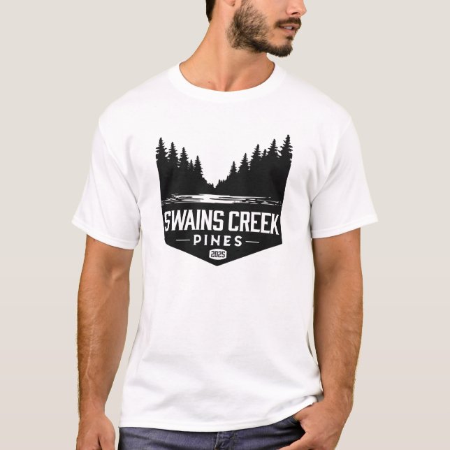 Camiseta Logotipo 2025 - Logotipo escuro - Frente (Frente)