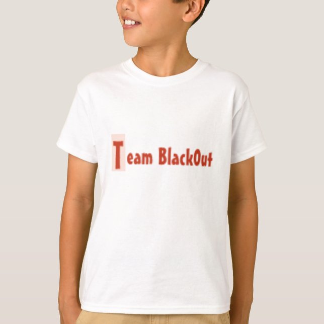 Camiseta logotipo 2 da equipe black0ut (Frente)