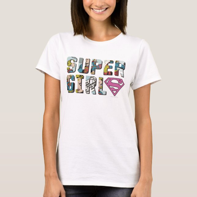 Camiseta Logotipo 2 da Supergirl Comic (Frente)