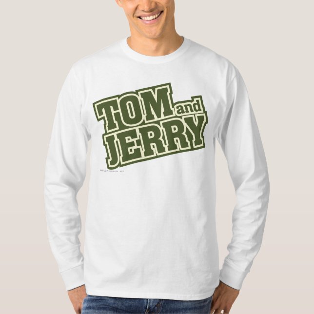 Camiseta Logotipo 3 de Tom e Jerry (Frente)