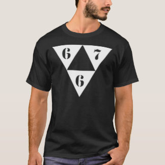 Camiseta Logotipo 667 Esquadrão de Morte de Coroa Imobiliza