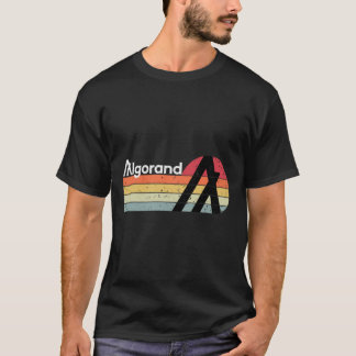 Camiseta Logotipo Algorand Crypto token Algo Vintage Clássi