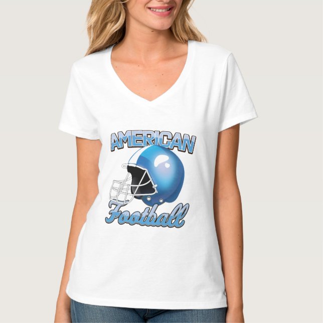 Camiseta Logotipo Americano de Futebol (Frente)