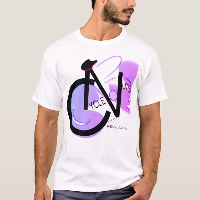 Camiseta Logotipo americano T de CycleNuts do roupa (Frente)