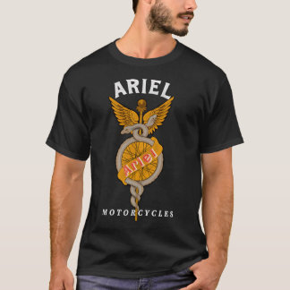 Camiseta Logotipo antigo clássico de motociclos Ariel por M