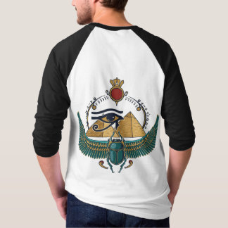 Camiseta Logotipo antigo egípcio - Olho de Hórus, Faraó Vib