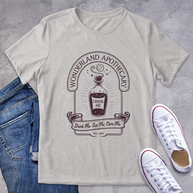 Camiseta Logotipo Apothecary da Wonderland Bookie (Criador carregado)