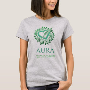 Camiseta Logotipo AURA verde