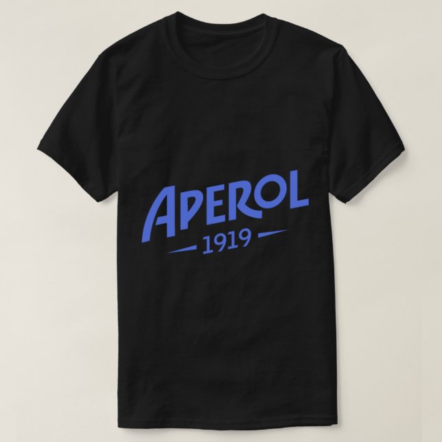 Camiseta Logotipo Azul Aperol (Frente do Design)