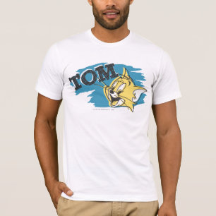 Camiseta Logotipo azul e amarelo de Tom