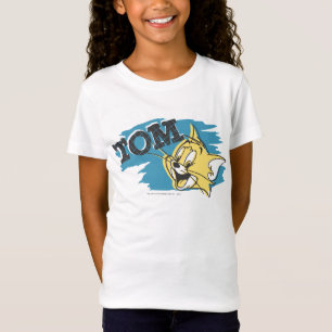 Camiseta Logotipo azul e amarelo de Tom