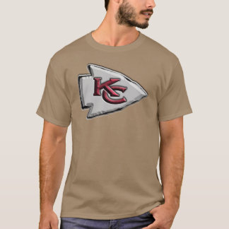 Camiseta Logotipo Básico dos Chefes da Cidade do Kansas