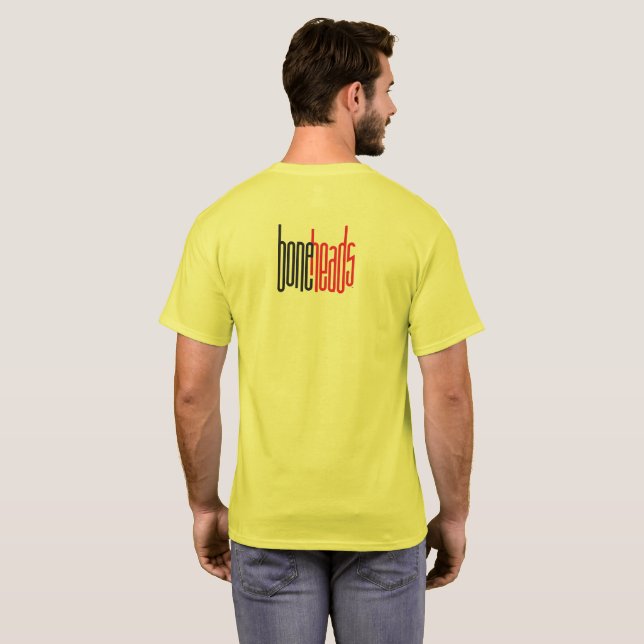 Camiseta logotipo boneHeads™ 529-2 (Parte Traseira Completa)