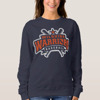 Camiseta Logotipo Branco da Liga de Baseball dos Guerreiros