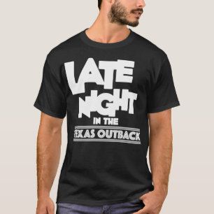Camiseta LOGOTIPO BRANCO do Texas Outback Night