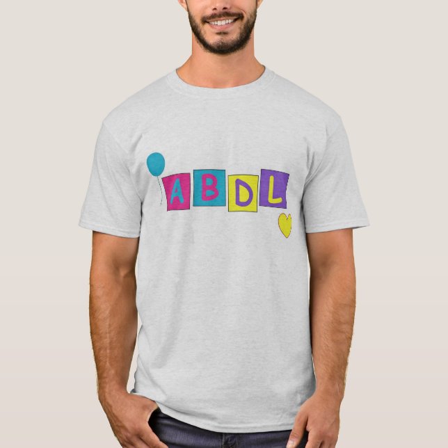 Camiseta Logotipo brilhante de ABDL (Frente)