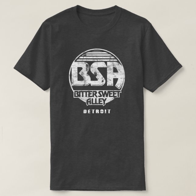 Camiseta Logotipo BSA (Bitter Sweet Beco) BLK (Frente do Design)