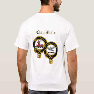 Camiseta Logotipo Clan Blair na parte traseira