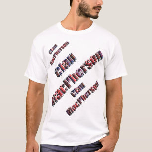 Camiseta Logotipo Clan MacPherson Tartan