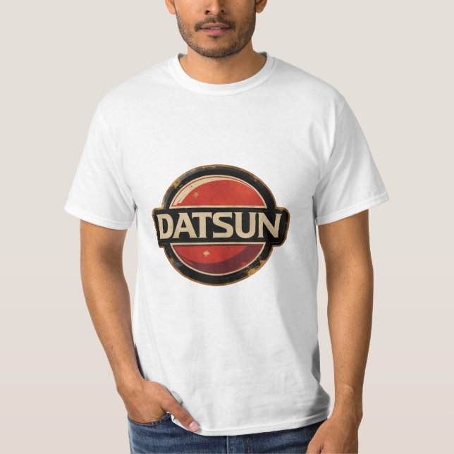 Camiseta Logotipo Classic Retro Datsun (Frente)