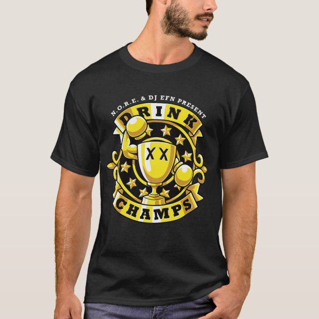 Camiseta Logotipo clássico do Drink Champs (Frente)