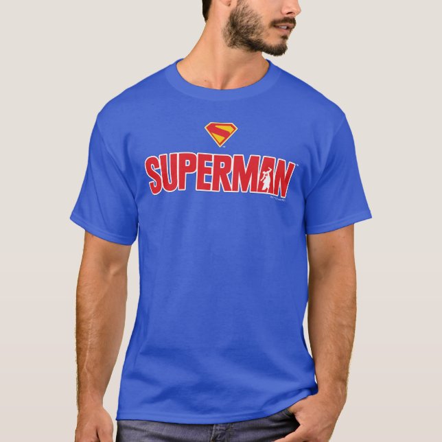 Camiseta Logotipo clássico do Super-Homem (Frente)