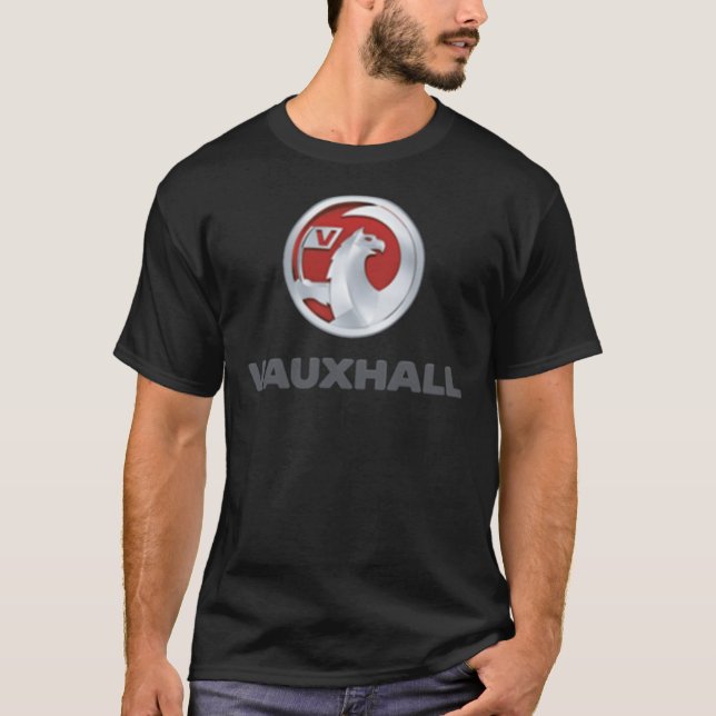 Camiseta Logotipo clássico do Vauxhall Car (Frente)