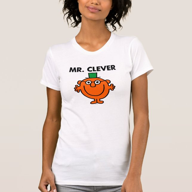 Camiseta Logotipo Clássico Mr Clever (Frente)