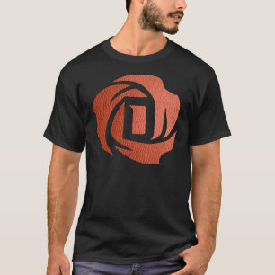 Camiseta Logotipo clássico T-Shi de textura de basquete Der