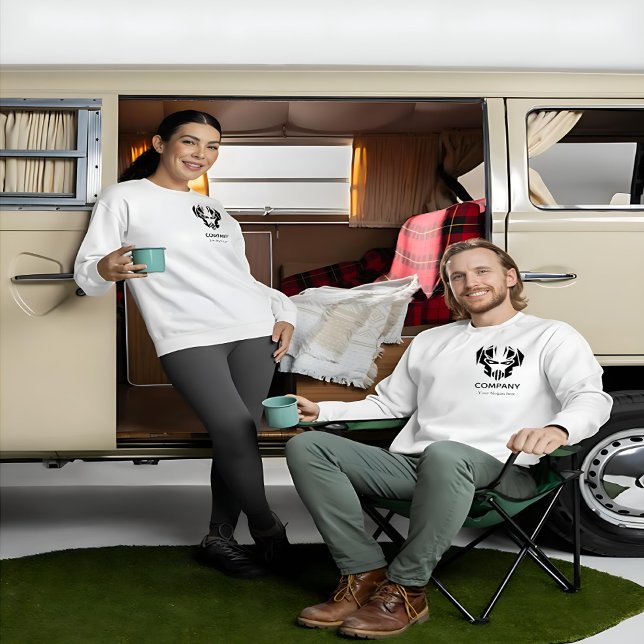 Camiseta Logotipo comercial da empresa profissional persona (Custom Professional Company Business Logo Sweatshirt)