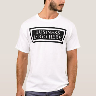 Camiseta Logotipo comercial de ambos os lados