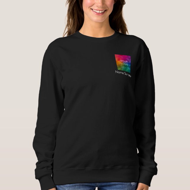 Camiseta Logotipo comercial em volume duplo lado feminino (Frente)