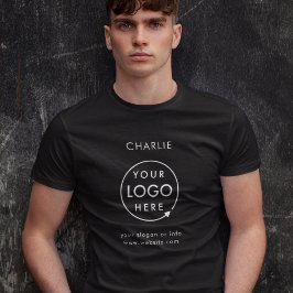 Camiseta Logotipo comercial Empresa Funcionarios com marca