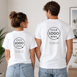 Camiseta Logotipo comercial Logotipo do funcionário Funcion