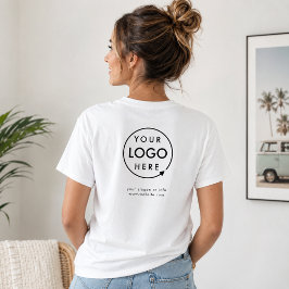Camiseta Logotipo comercial Logotipo do funcionário Funcion