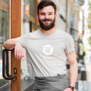 Camiseta Logotipo comercial Marca da empresa Funcionarios